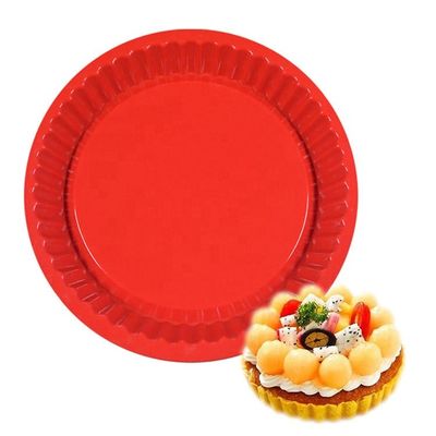 4-9 इंच नॉन स्टिक माइक्रोवेव सेफ रबर सिलिकॉन पिज्जा पैन फूड ग्रेड
