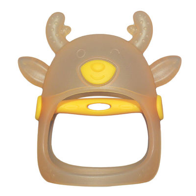डिनरवेयर प्रकार सिलिकॉन बेबी Teether गैर विषैले चिकनी सतह